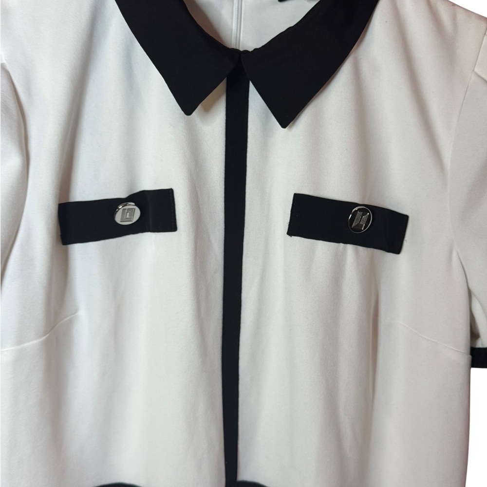 KARL LAGERFELD PARIS
Bow Sleeve A Line Mini Dress - Picture 10 of 12